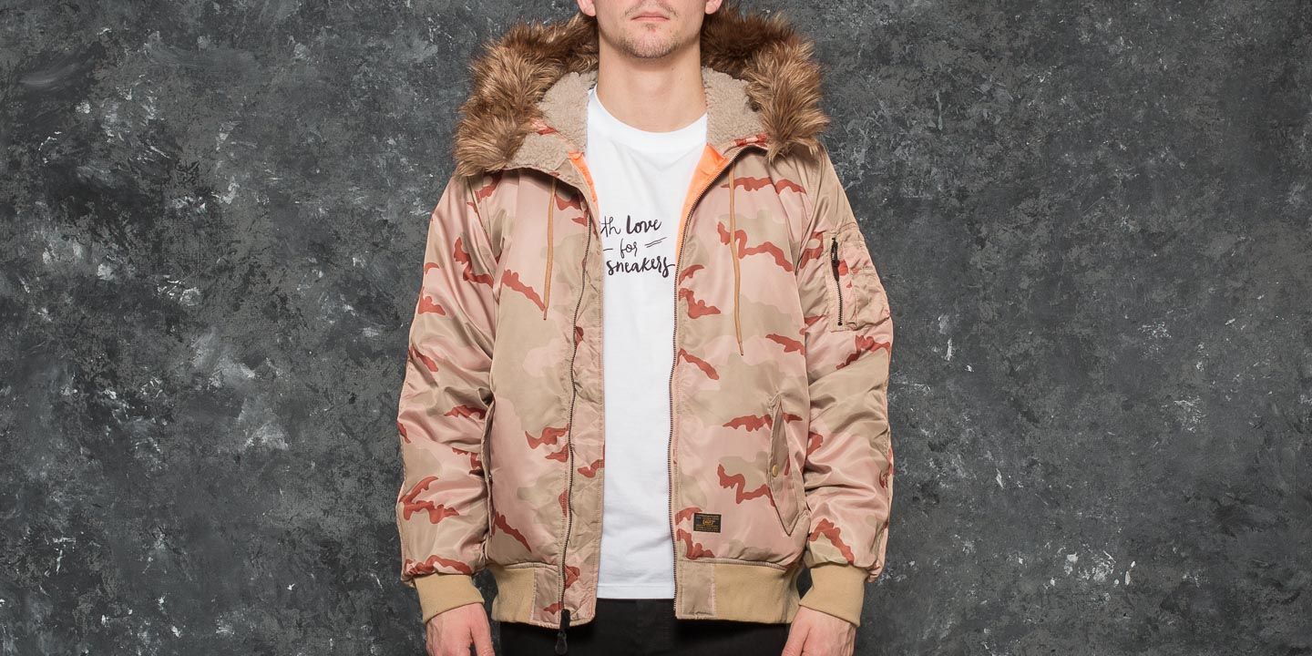 Jackets HUF N2B Jacket Desert Camo