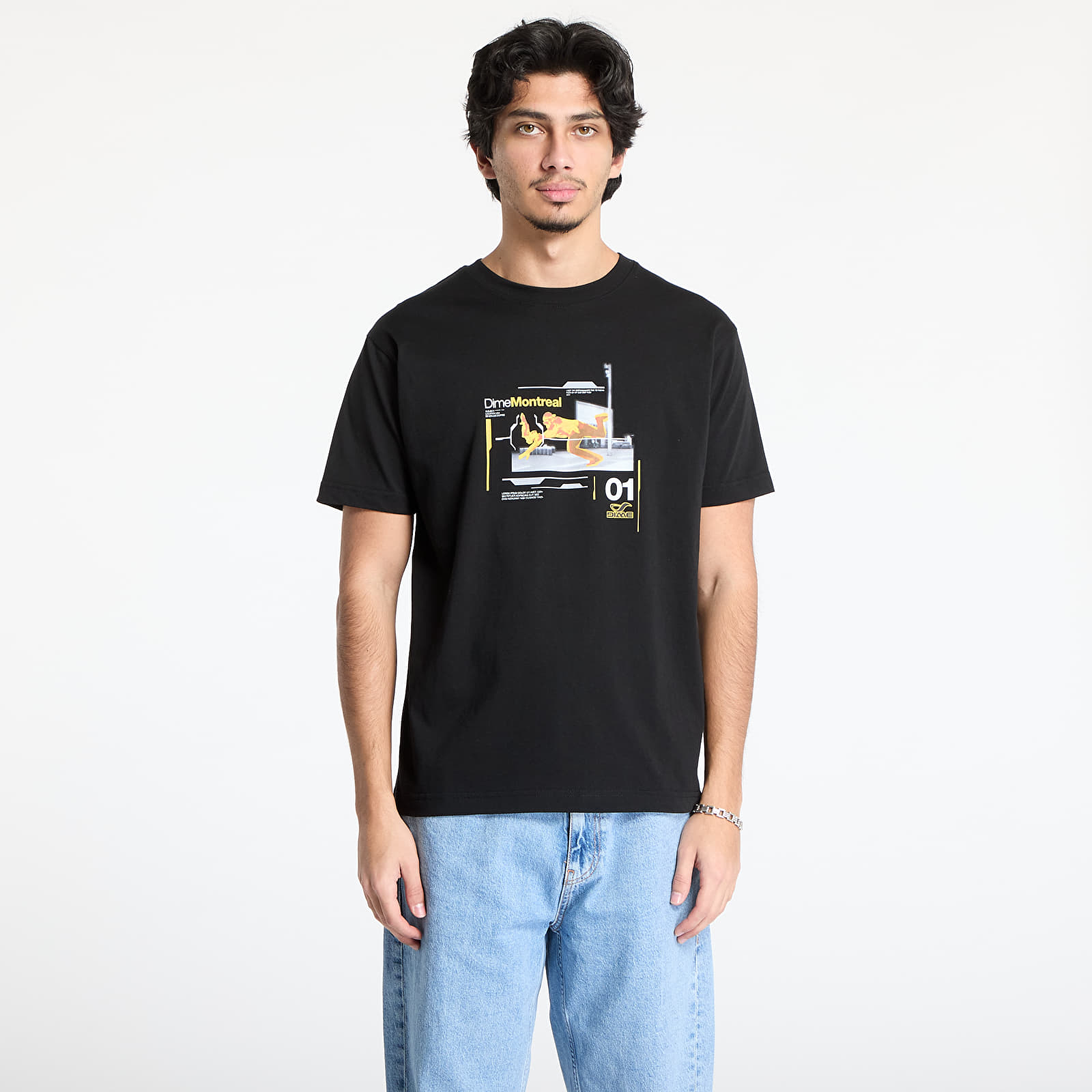 Pólók DIME One Step Beyond T-Shirt UNISEX Black