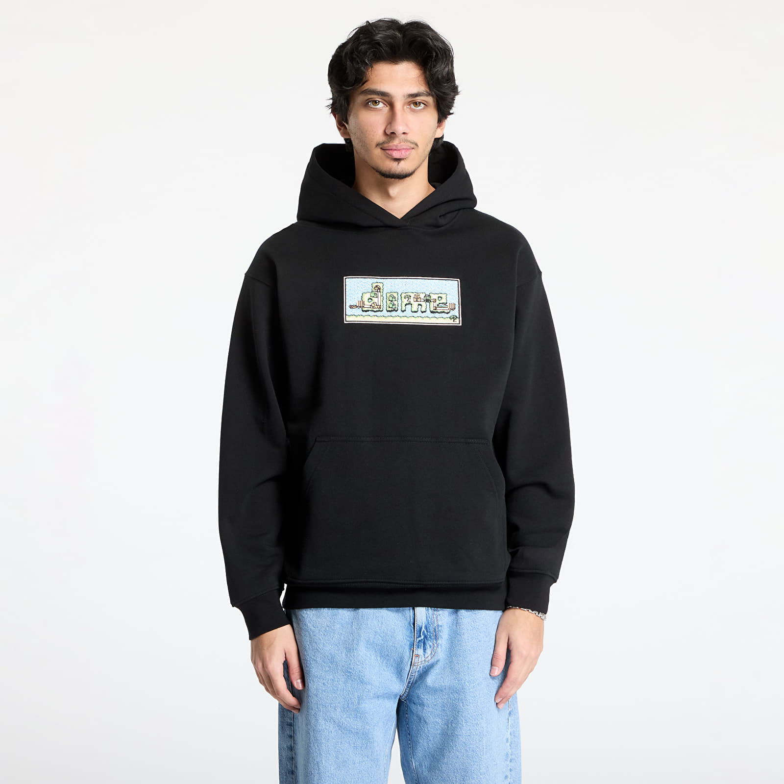 Kapucnis pulóverek és pulcsik DIME Dime World Hoodie UNISEX Black