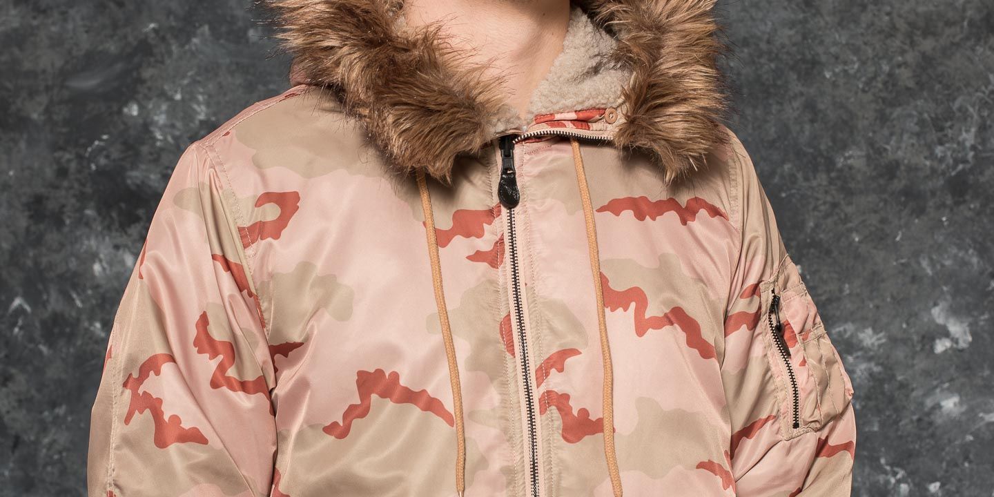 Jackets HUF N2B Jacket Desert Camo