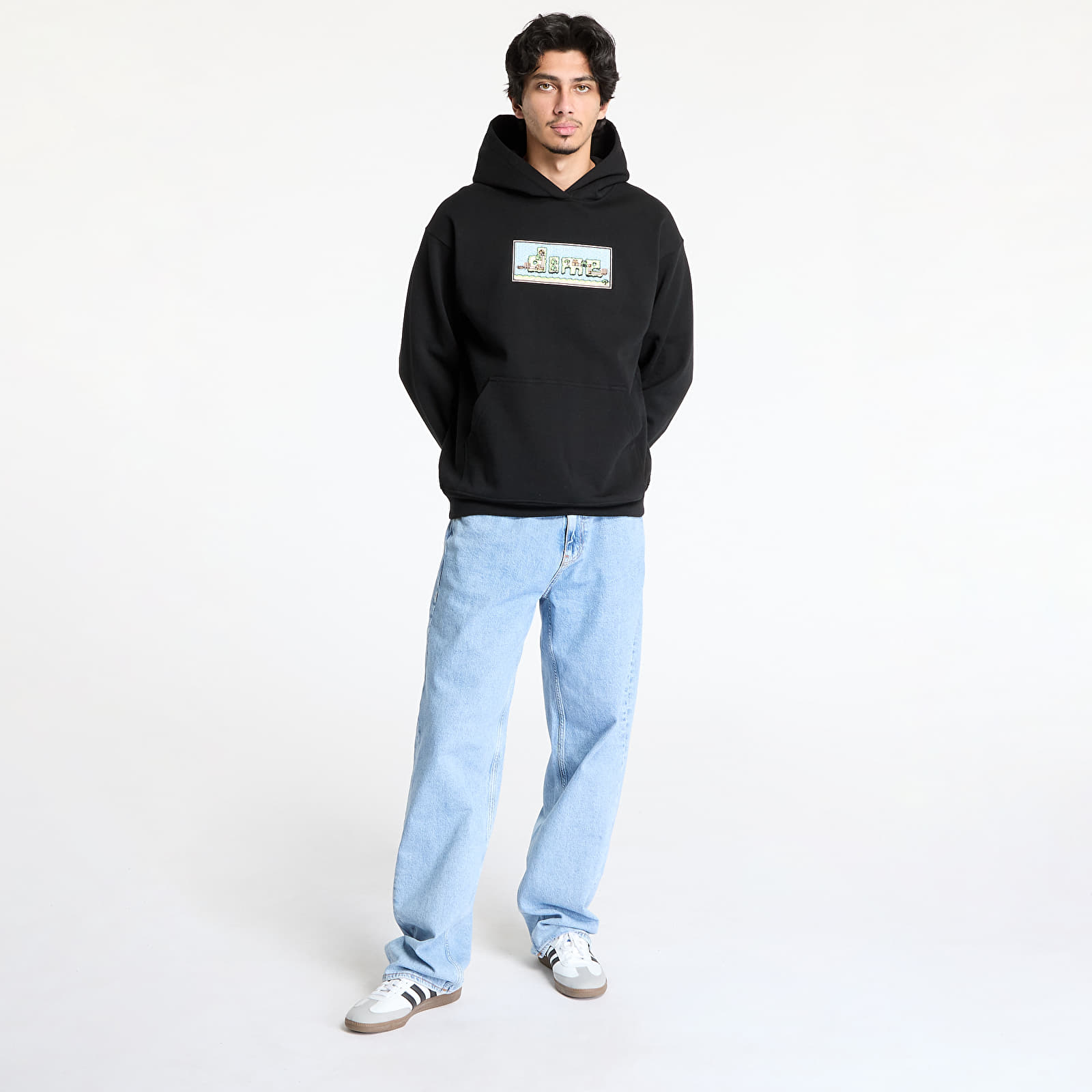 Kapucnis pulóverek és pulcsik DIME Dime World Hoodie UNISEX Black