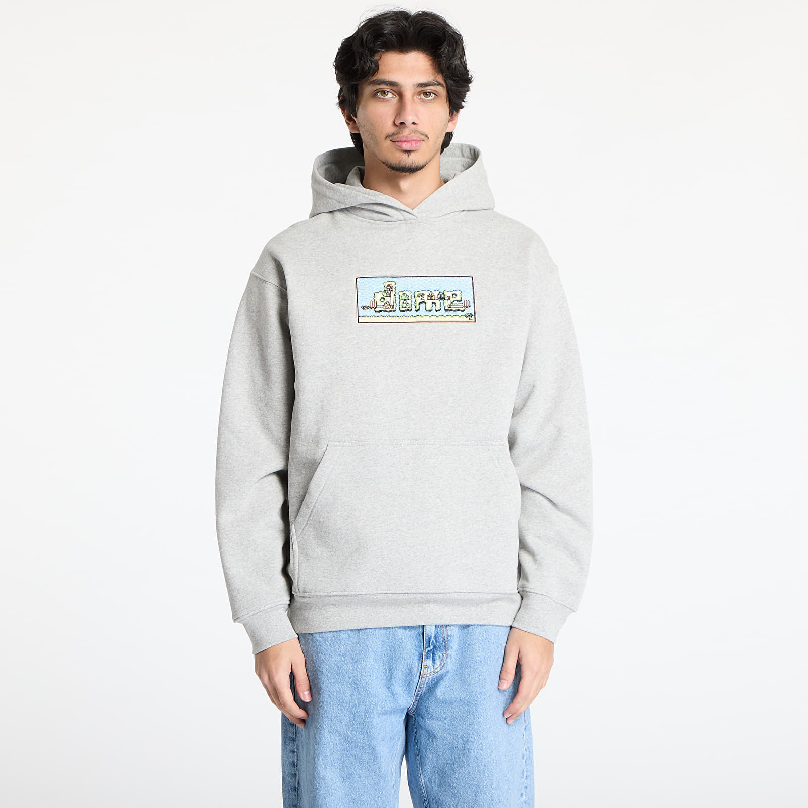 Kapucnis pulóverek és pulcsik DIME Dime World Hoodie UNISEX Heather Gray