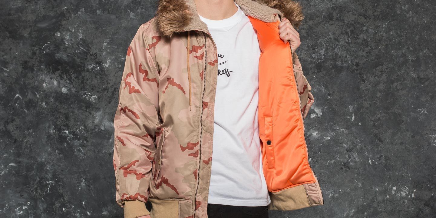 Jackets HUF N2B Jacket Desert Camo
