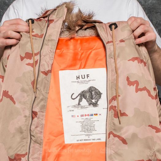 Jackets HUF N2B Jacket Desert Camo (JK00046 camo) | Footshop