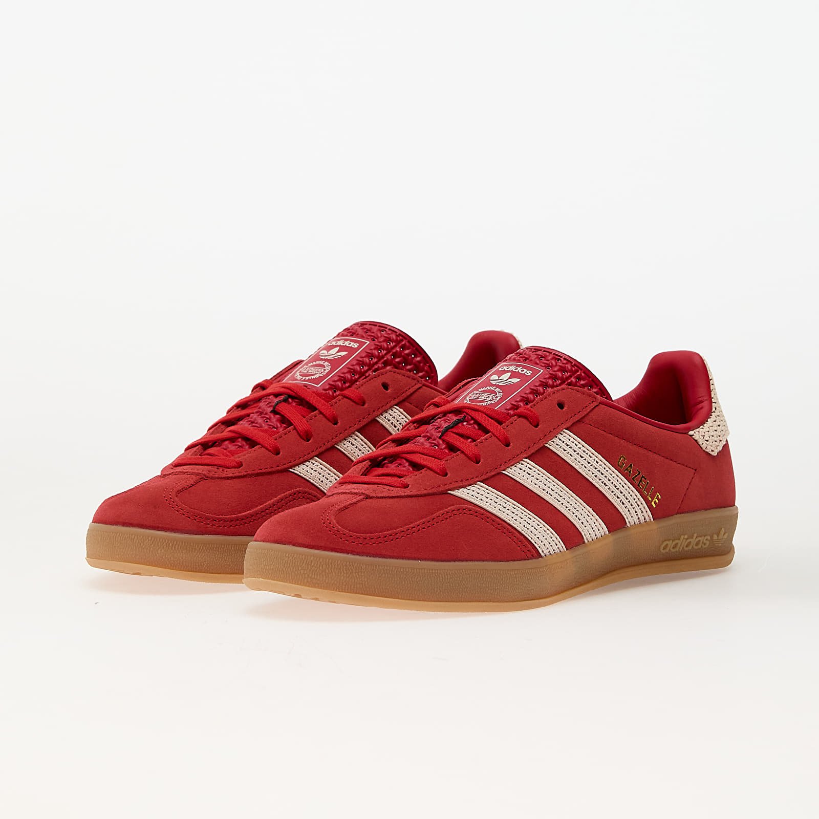 Sko til kvinder adidas Gazelle Indoor W Better Scarlet/ Wonder White/ Gum3