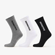 Salomon Everyday Crew Socks 3-Pack Black/ White