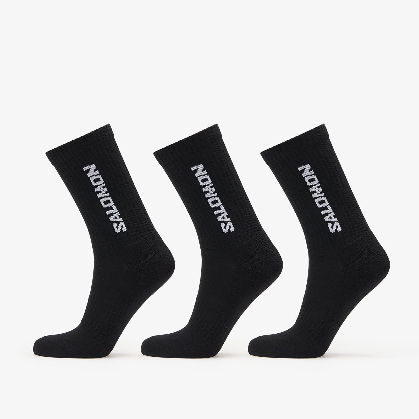 Salomon Everyday Crew Socks 3-Pack Black/ Black S