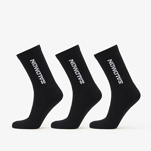 Salomon Everyday Crew Socks 3-Pack Black/ Black