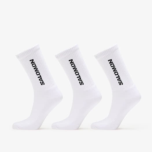 Salomon Everyday Crew Socks 3-Pack White/ White
