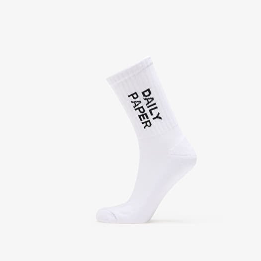 Ponožky Daily Paper Logotype Socks White/ Black