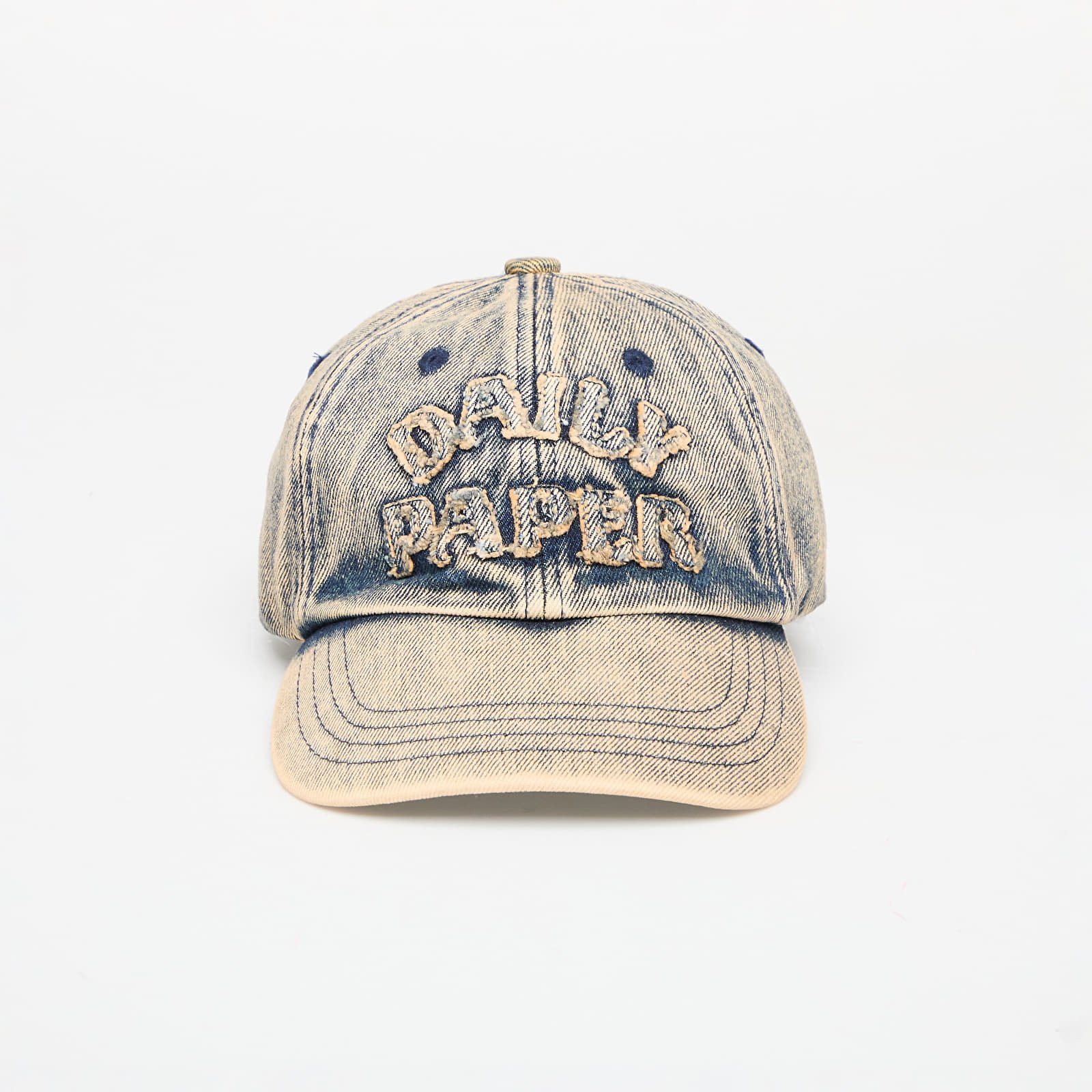Caps  Daily Paper Dias Arch Stack Denim Cap Brown Wash