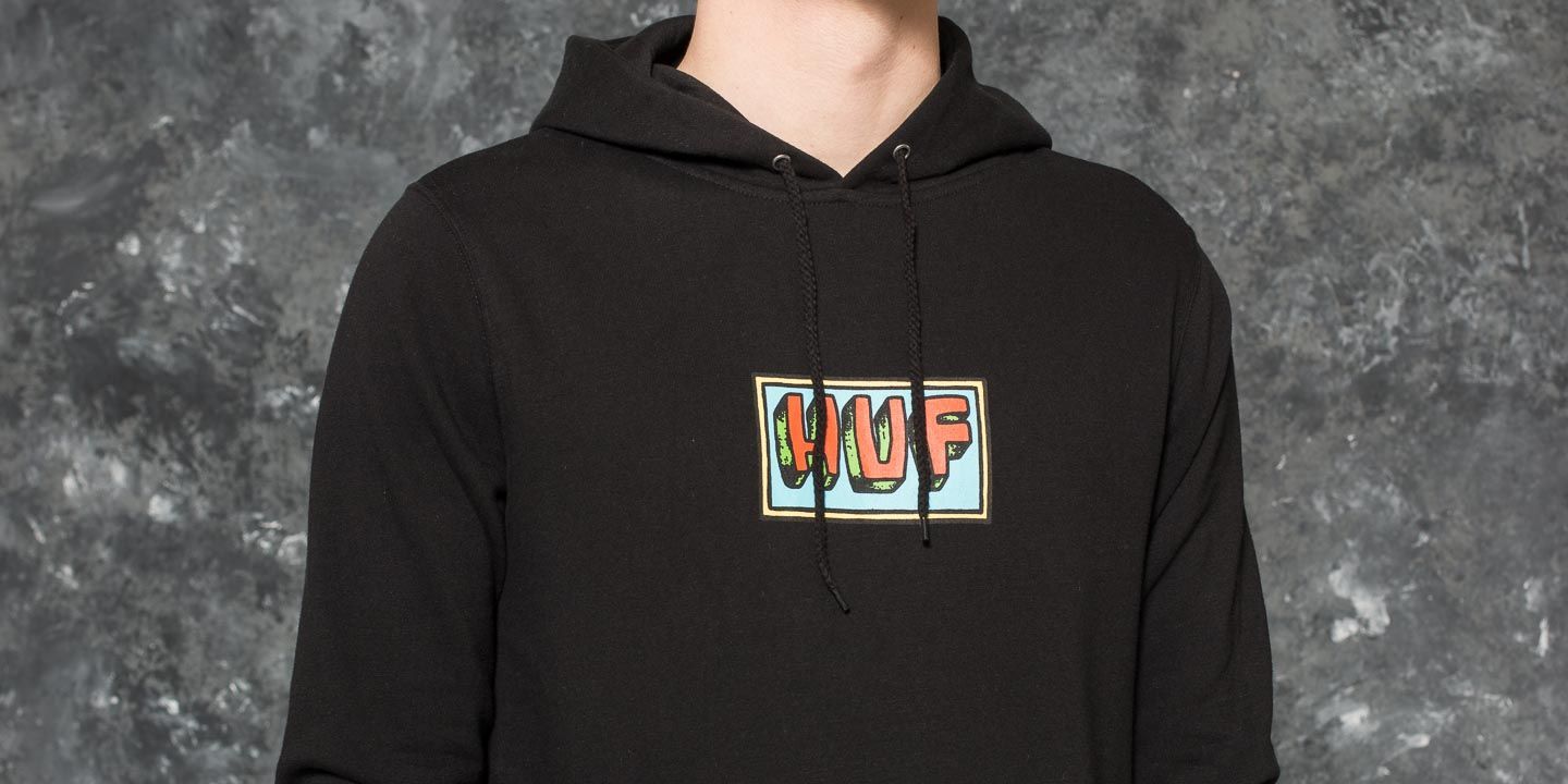 Sweatshirts HUF Mar Vista Pullover Fleece Hoodie Black