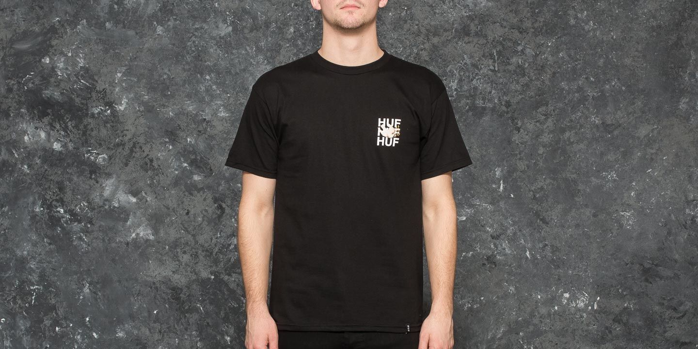 T-shirts HUF Disaster Dove Tee Black