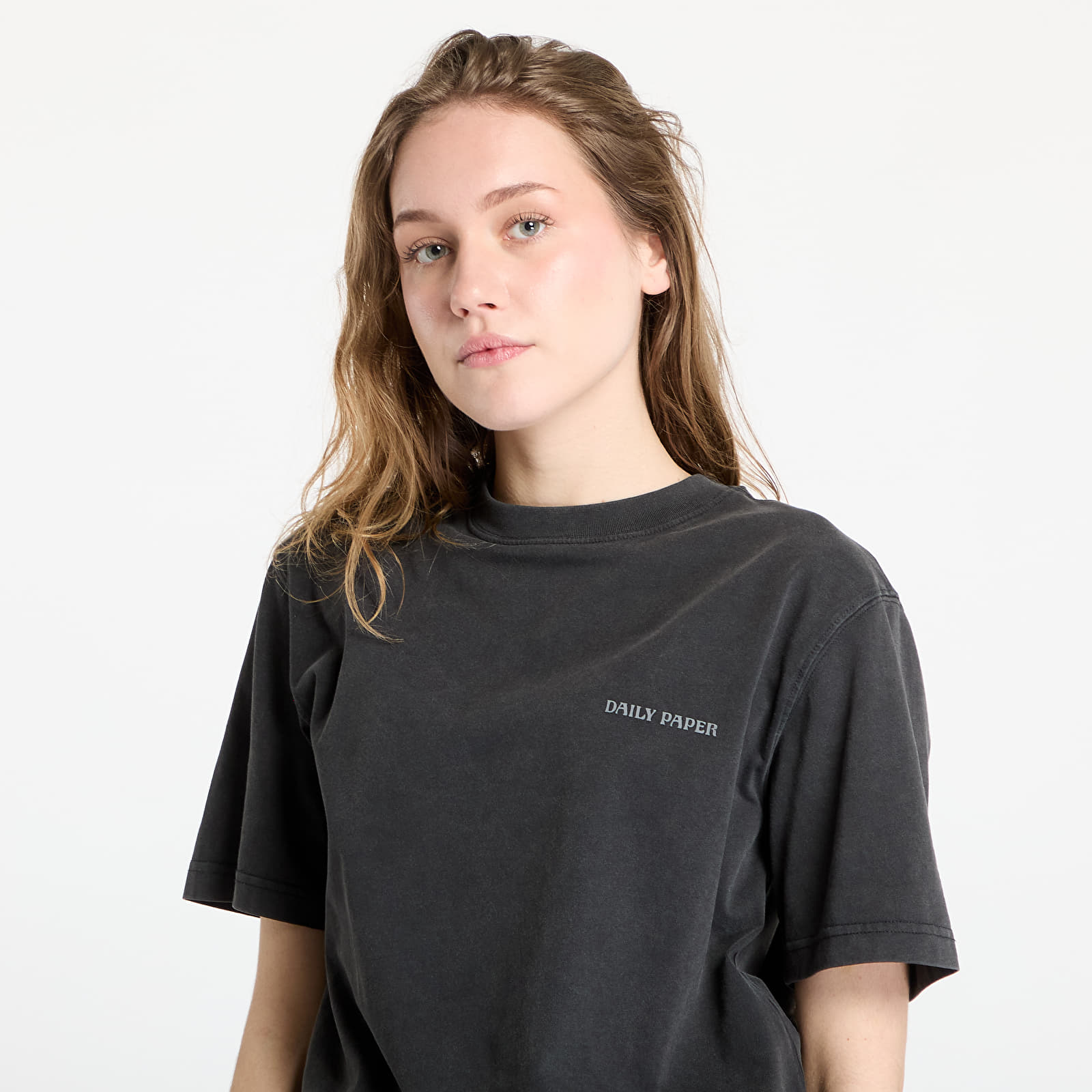 Trička Daily Paper Senses T-Shirt UNISEX Washed Black