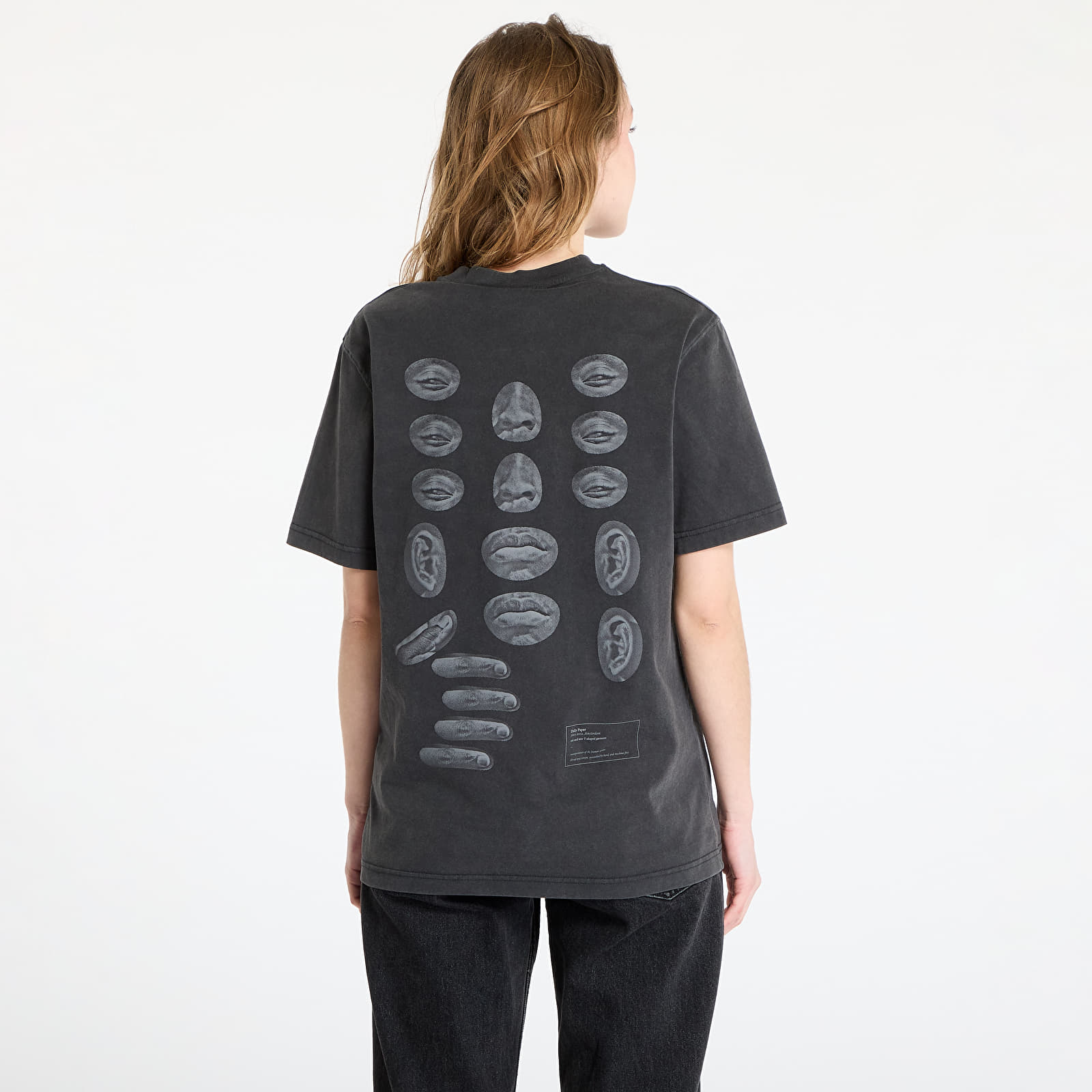 Trička Daily Paper Senses T-Shirt UNISEX Washed Black