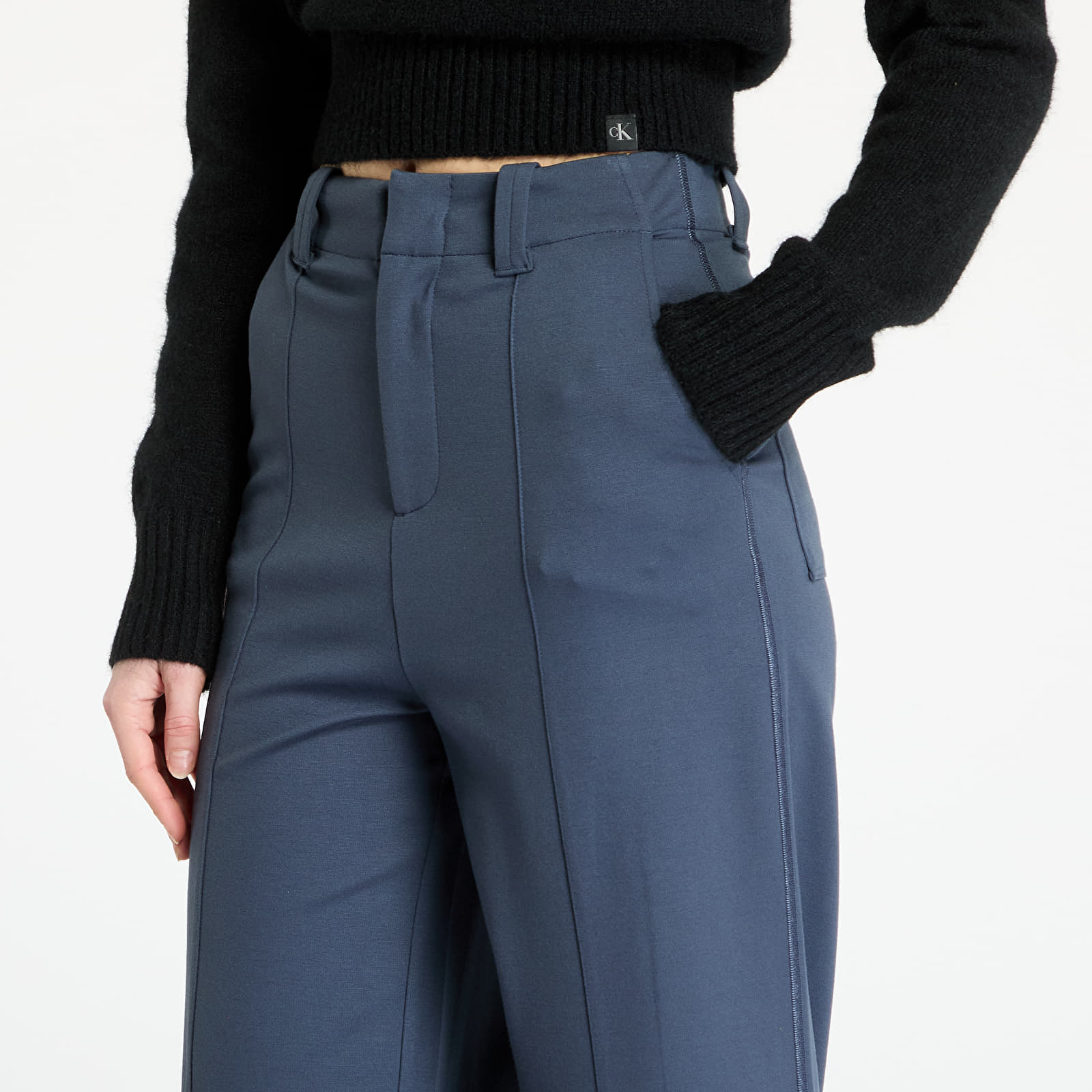 Calças Jogger Calvin Klein Jeans Milano Straight Pant Blue
