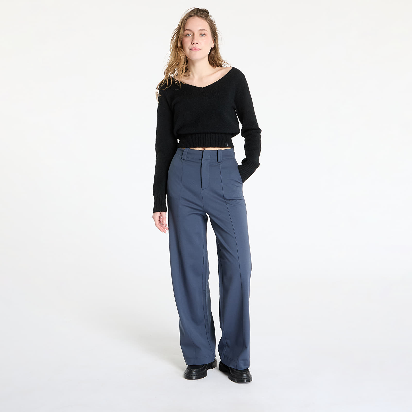 Calças Jogger Calvin Klein Jeans Milano Straight Pant Blue