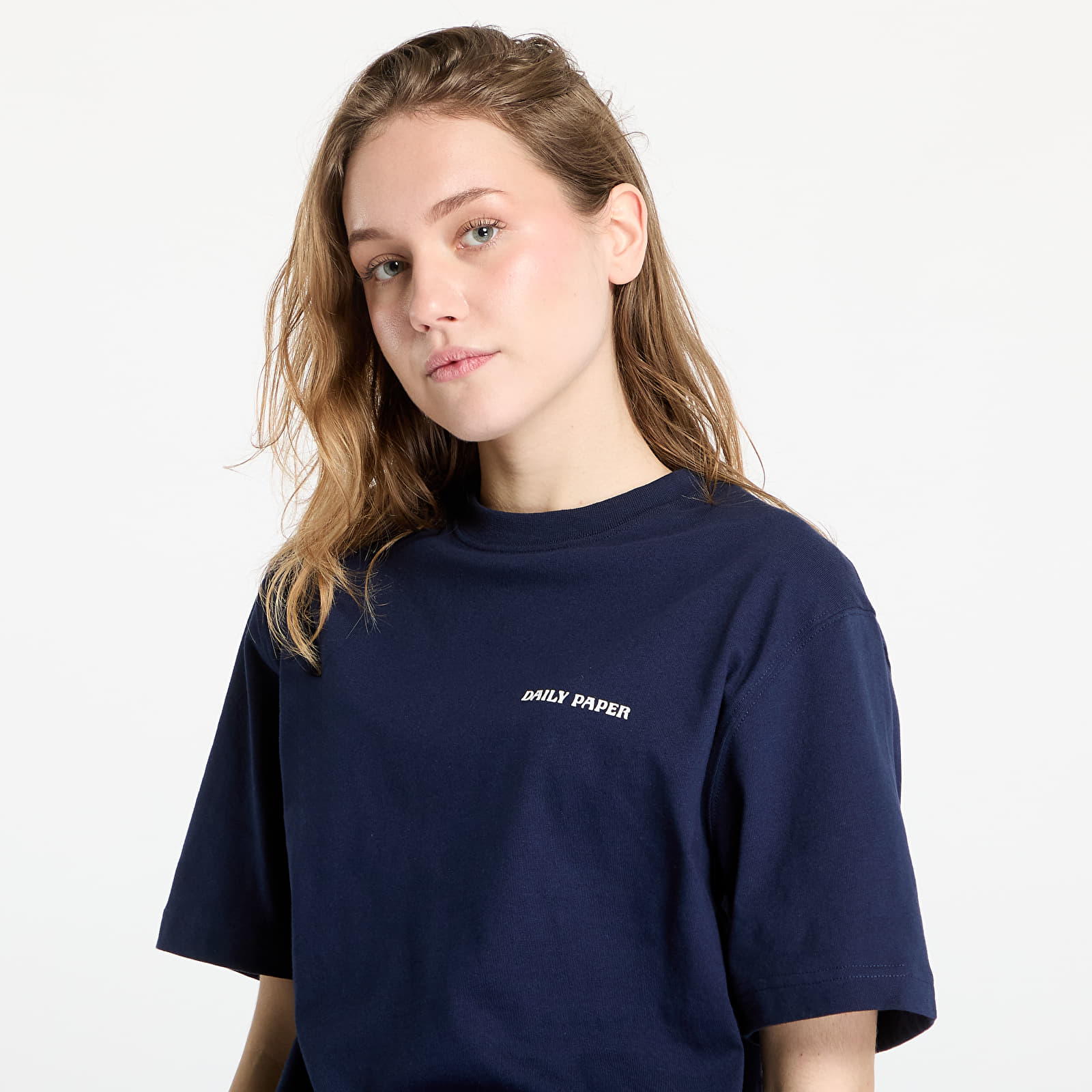 Trička Daily Paper Dias T-Shirt UNISEX Martime Blue