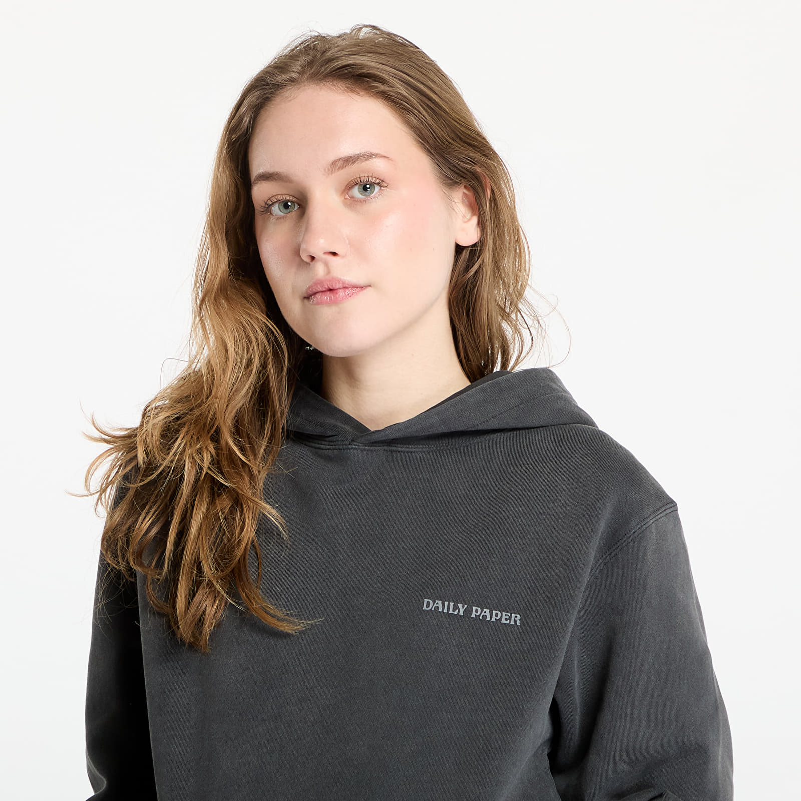 Kapucnis pulóverek és pulcsik Daily Paper Senses Hoodie UNISEX Washed Black