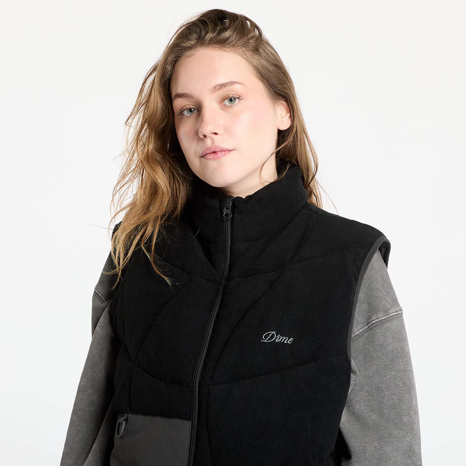 Vesty DIME Sleeveless Puffer UNISEX Black