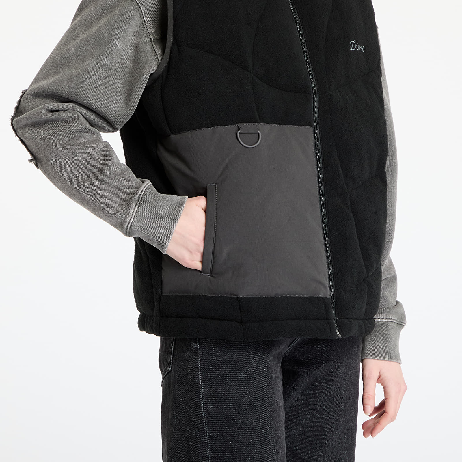 Vesty DIME Sleeveless Puffer UNISEX Black