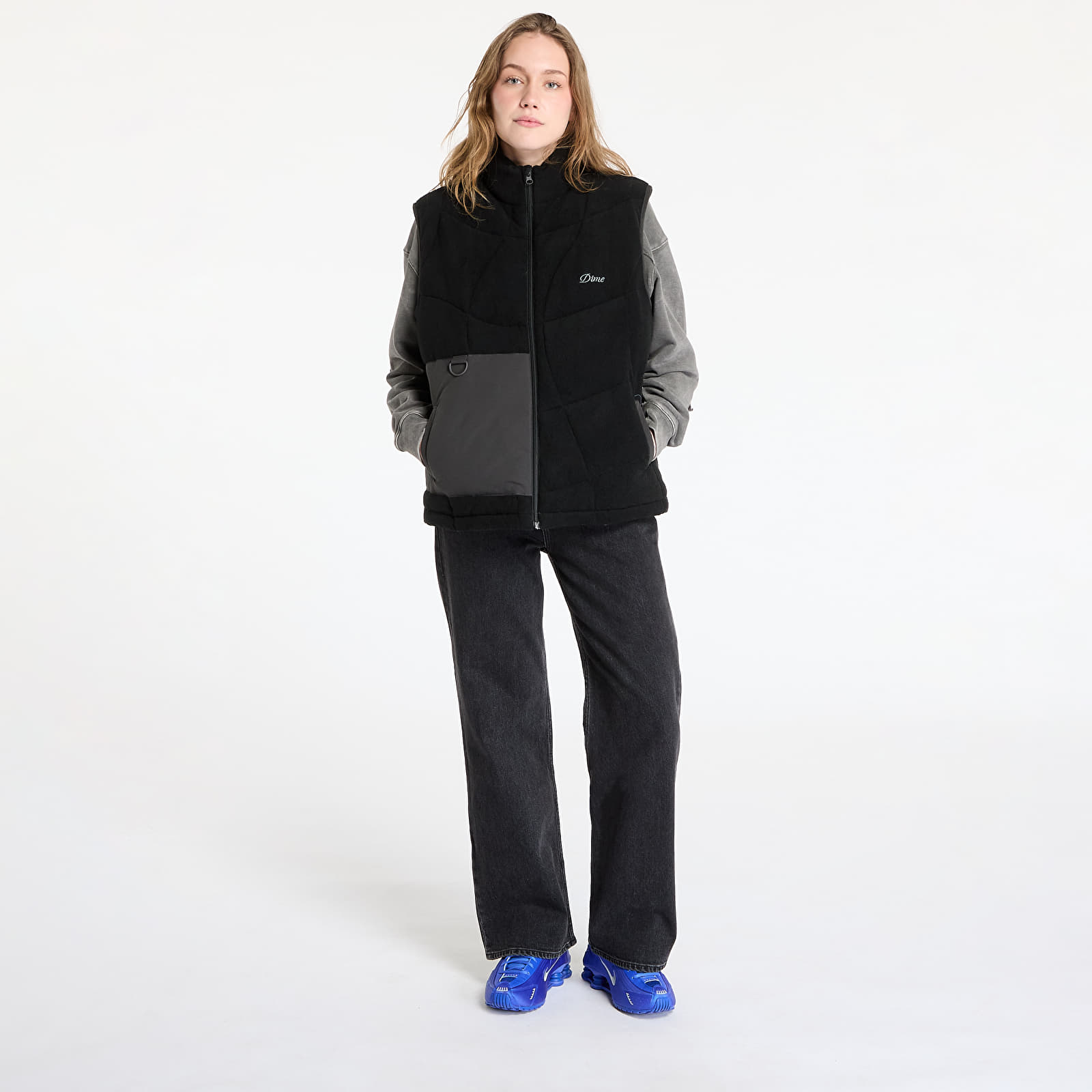 Vesty DIME Sleeveless Puffer UNISEX Black