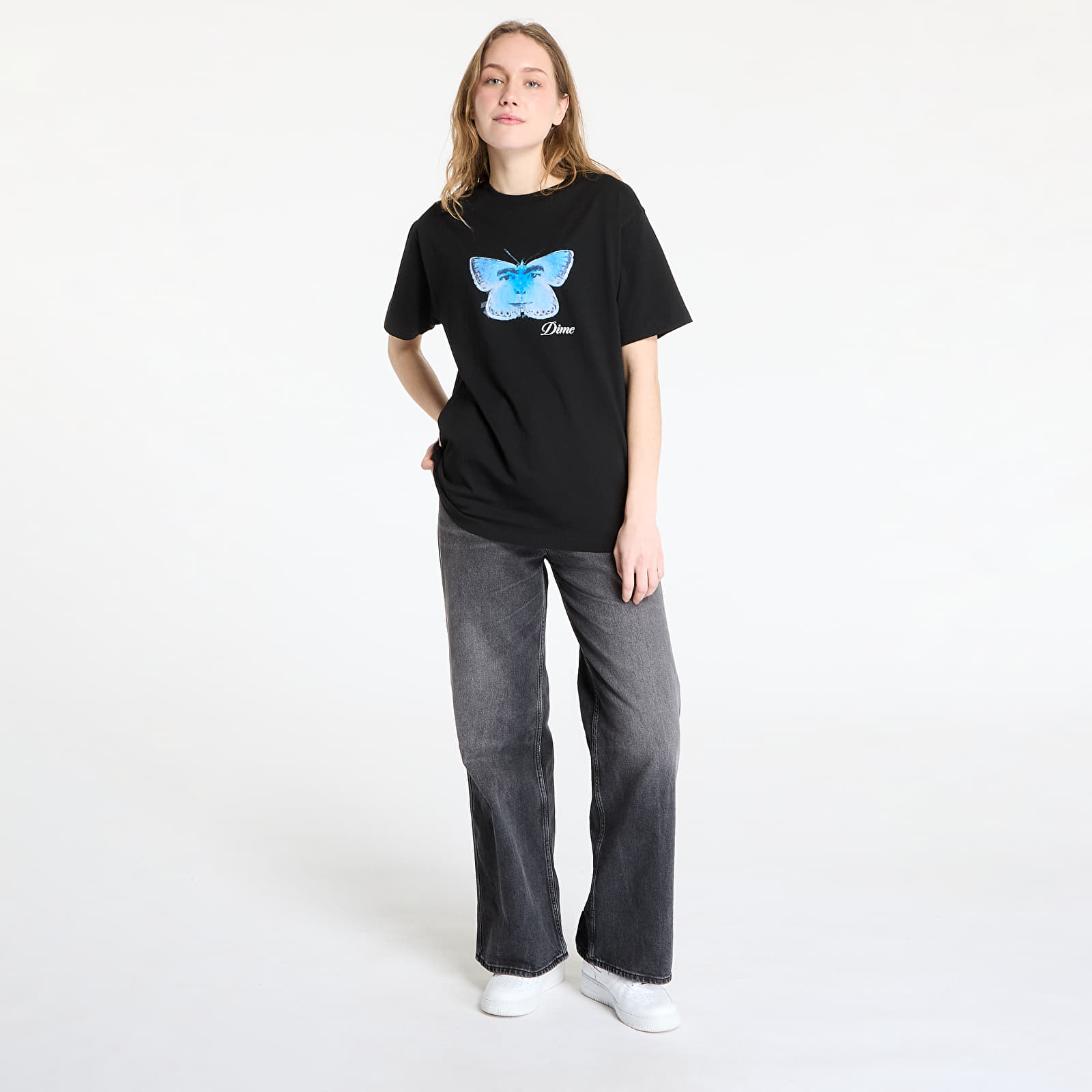 T-Shirts DIME Dreamy T-Shirt UNISEX Black
