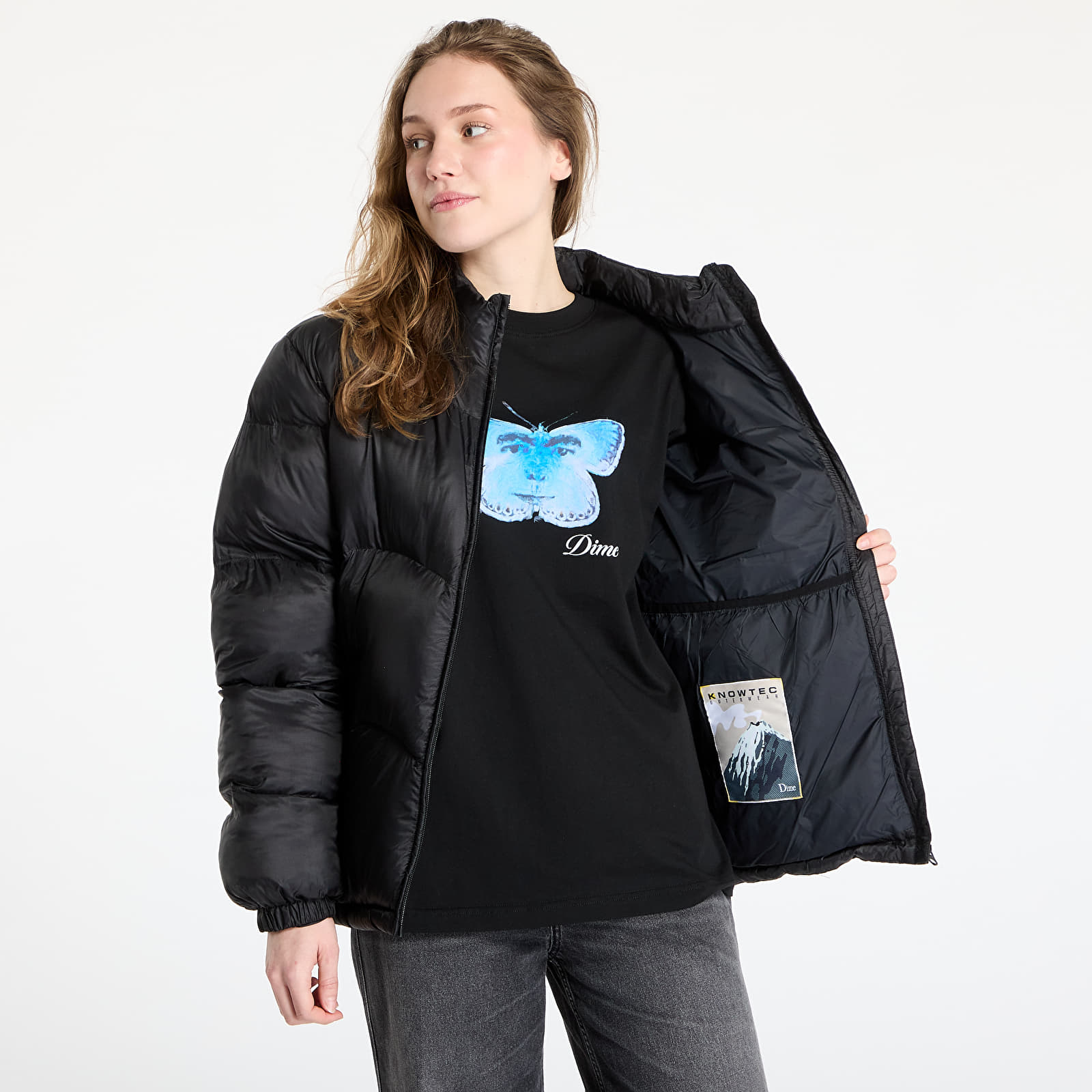 Jacken DIME Classic Ripstop Puffer UNISEX Black