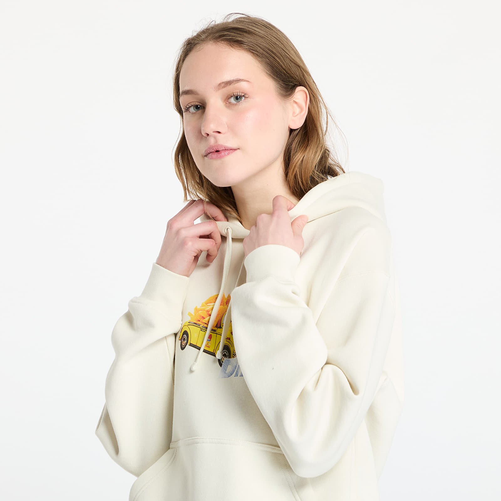 Kapucnis pulóverek és pulcsik DIME 2Fast 2Delicious Hoodie UNISEX Natural