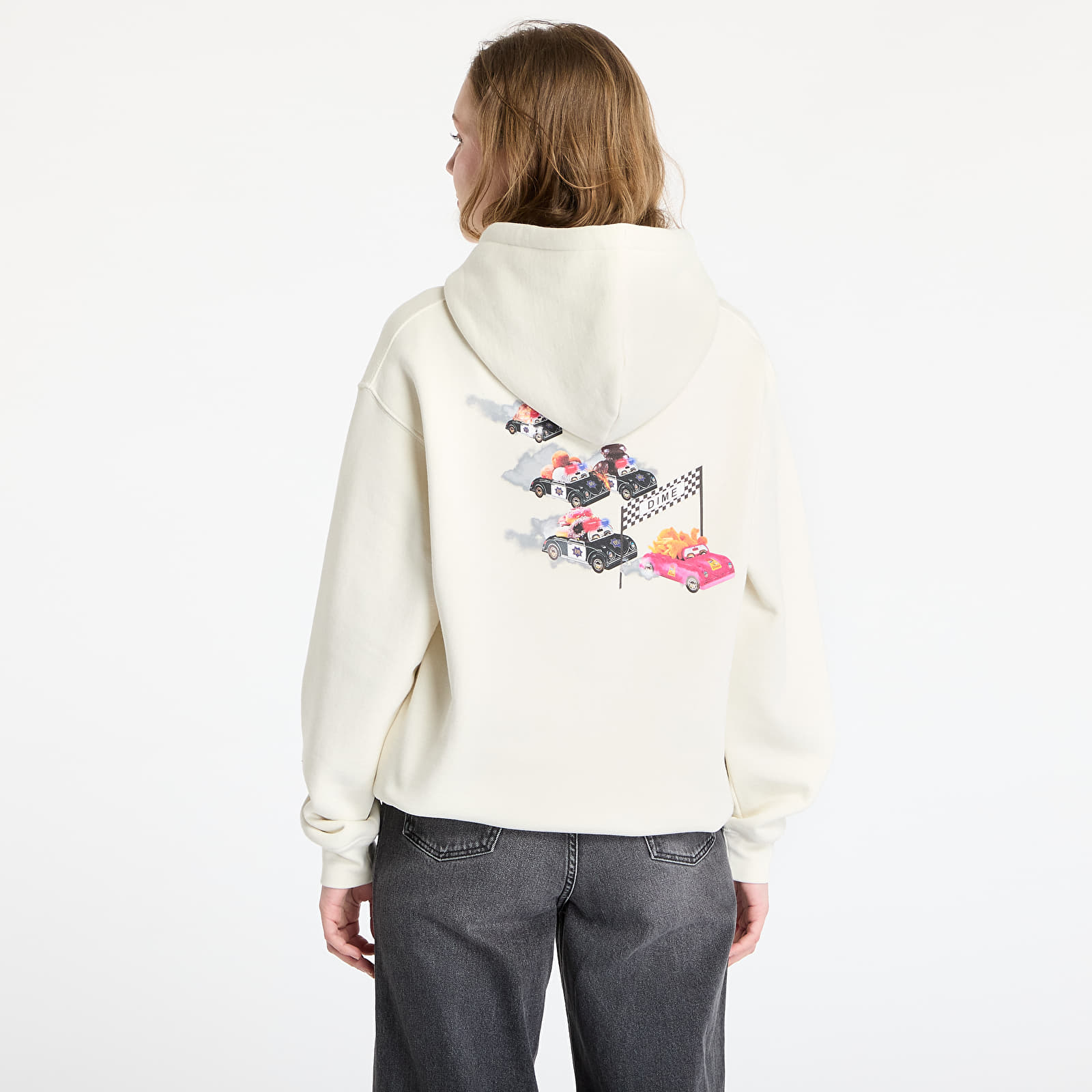 Kapucnis pulóverek és pulcsik DIME 2Fast 2Delicious Hoodie UNISEX Natural