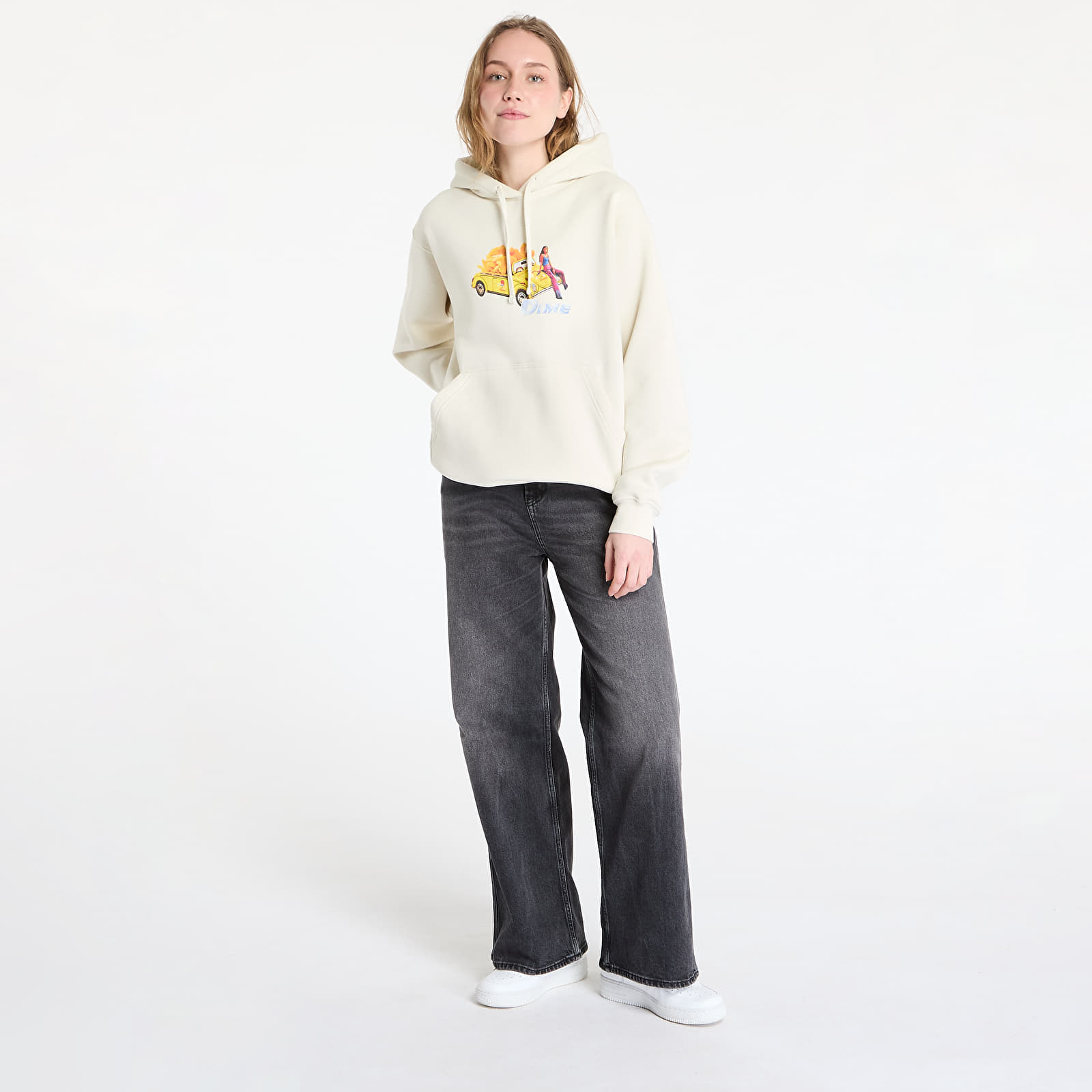 Kapucnis pulóverek és pulcsik DIME 2Fast 2Delicious Hoodie UNISEX Natural
