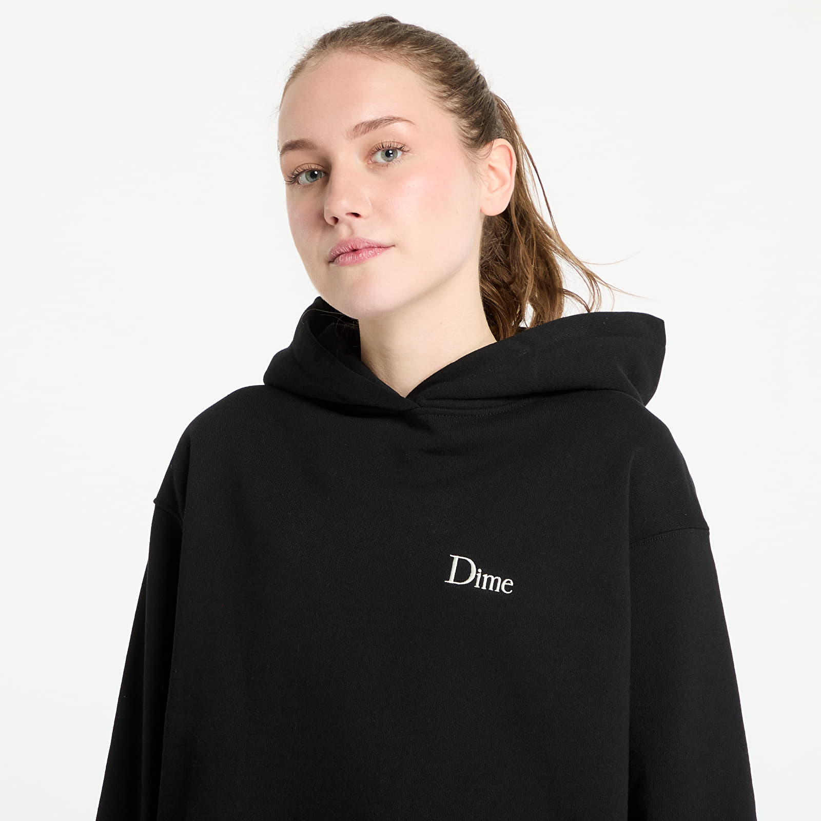 Hoodies and sweatshirts  DIME Classic Small Logo Hoodie UNISEX Black