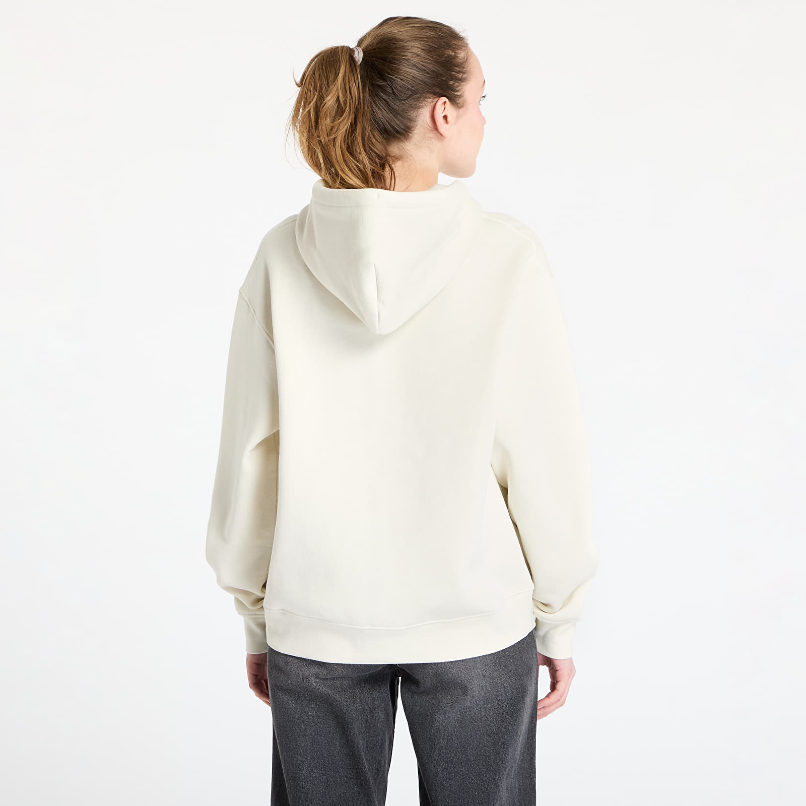 Kapucnis pulóverek és pulcsik DIME Cursive Small Logo Zip-Hoodie UNISEX Natural