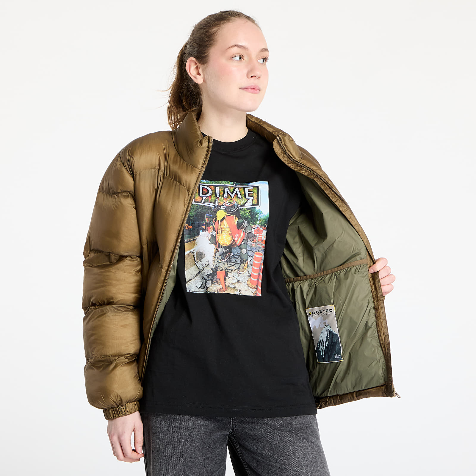 Dzsekik DIME Classic Ripstop Puffer UNISEX Gold