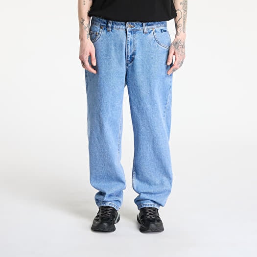 Džíny DIME Classic Relaxed Denim Pants Blue Washed
