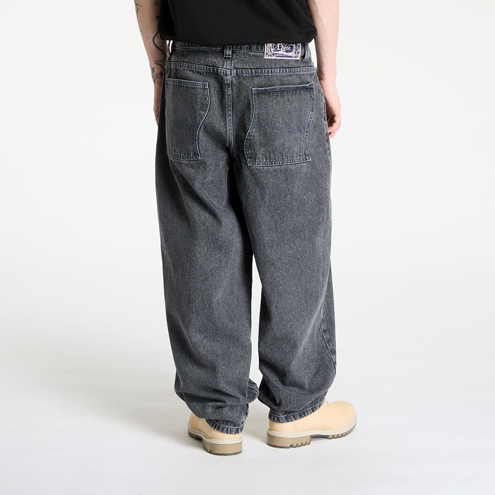 Džíny DIME Classic Baggy Denim Pants Faded Black