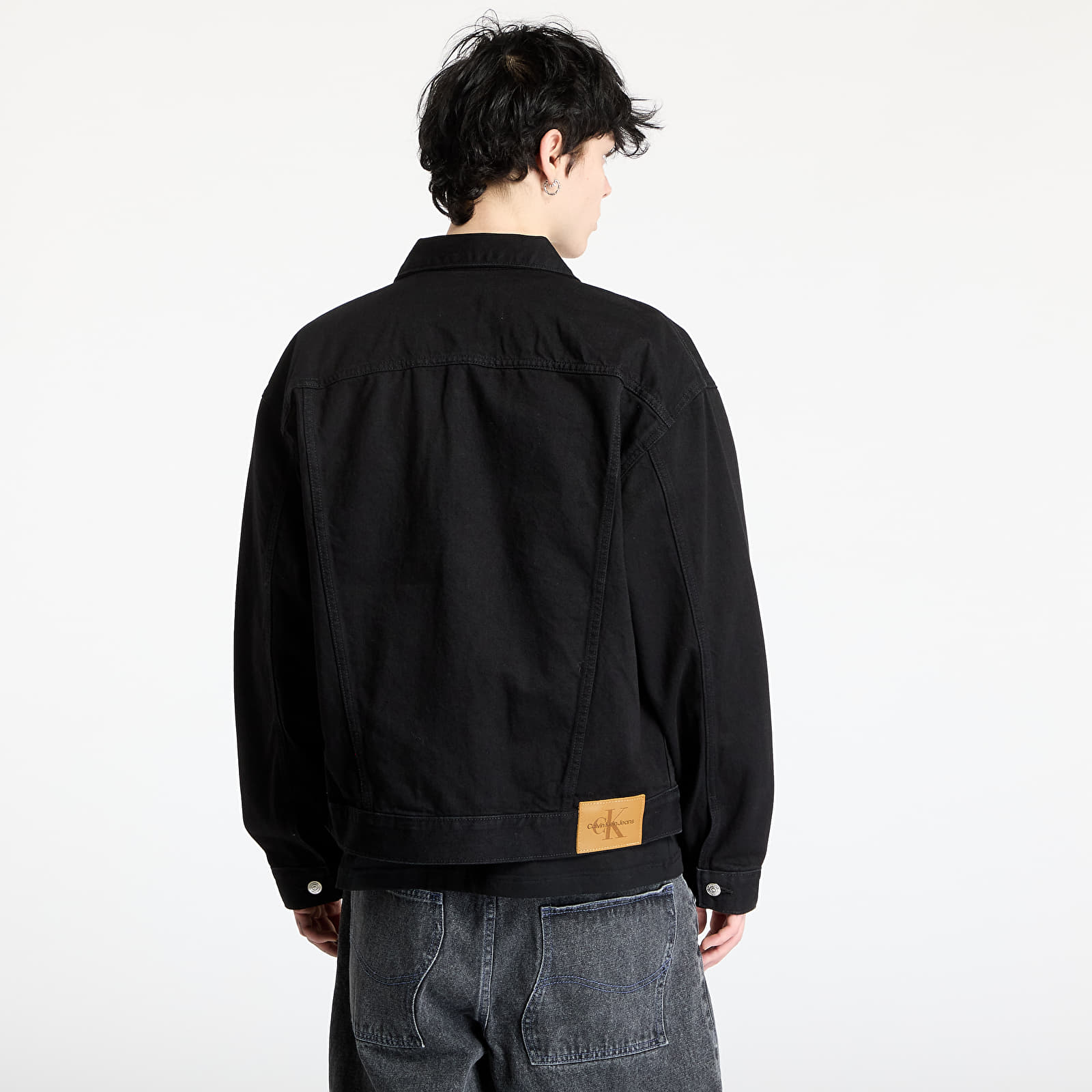 Bundy Calvin Klein Jeans 90s Classic Trucker Jacket Black