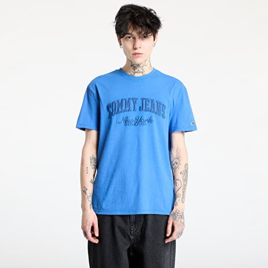 Тениска Tommy Jeans Regular Vintage Vars Tee Blue