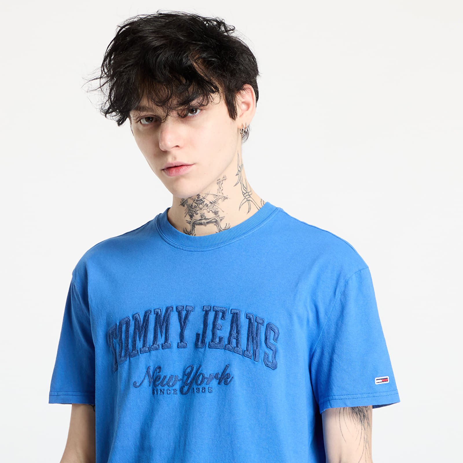 Tričká Tommy Jeans Regular Vintage Vars Tee Blue