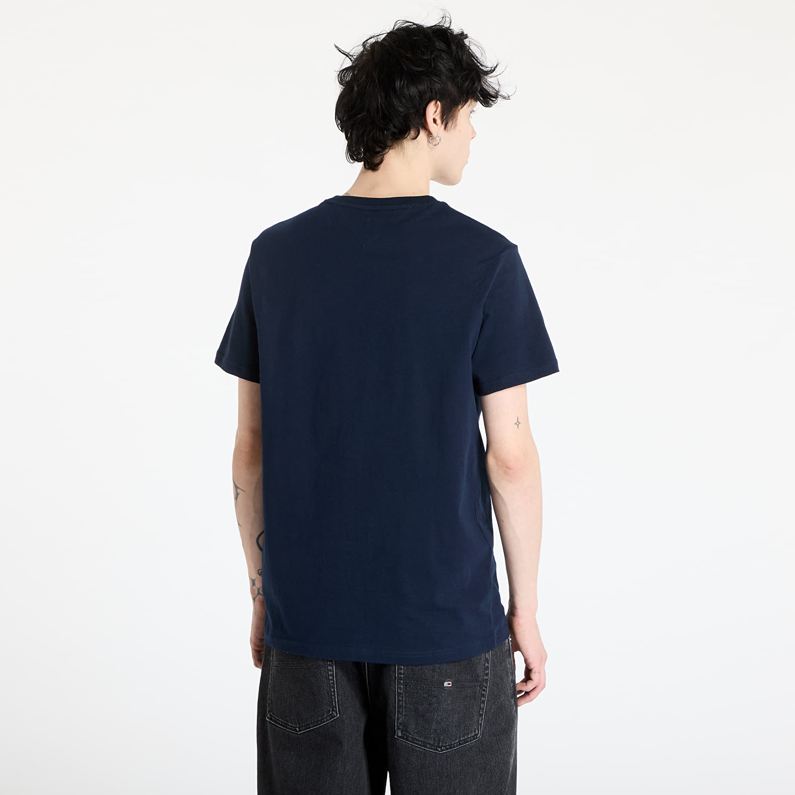 Koszulki Tommy Jeans Slim Entry Graphic Tee Blue
