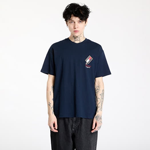 Тениска Tommy Jeans Relaxed Novelty 1 Tee Blue