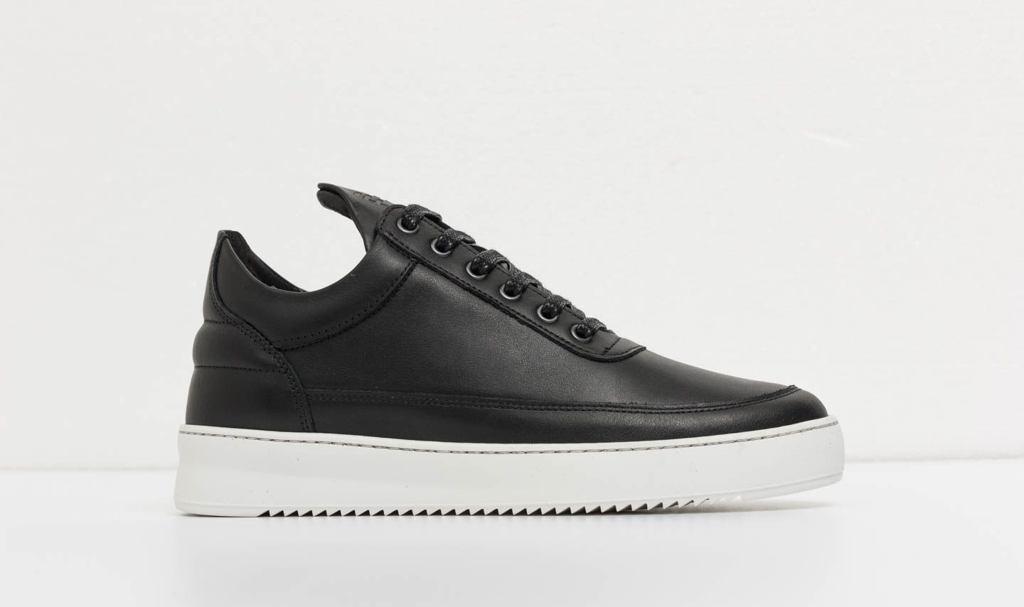 Men's shoes Filling Pieces Low Top Ripple Lane Nappa Black