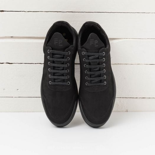 Men s shoes Filling Pieces Low Top Ghost Basic All Black Footshop