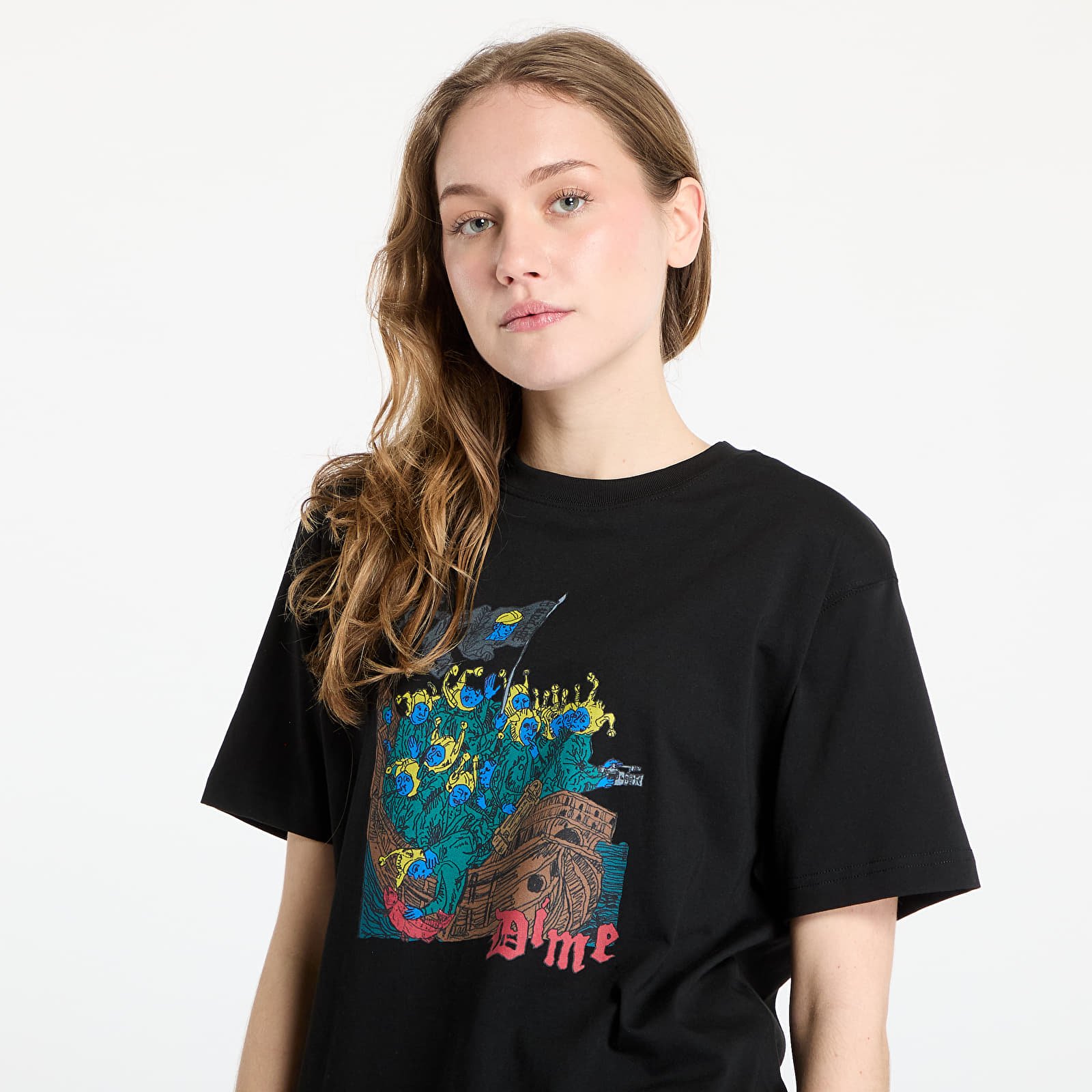 T-paidat DIME Folly T-Shirt UNISEX Black