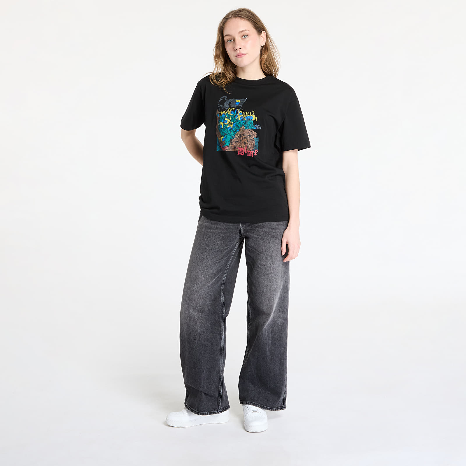 T-paidat DIME Folly T-Shirt UNISEX Black