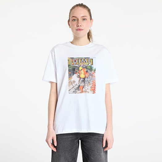 Tričko DIME Pothole T-Shirt UNISEX White