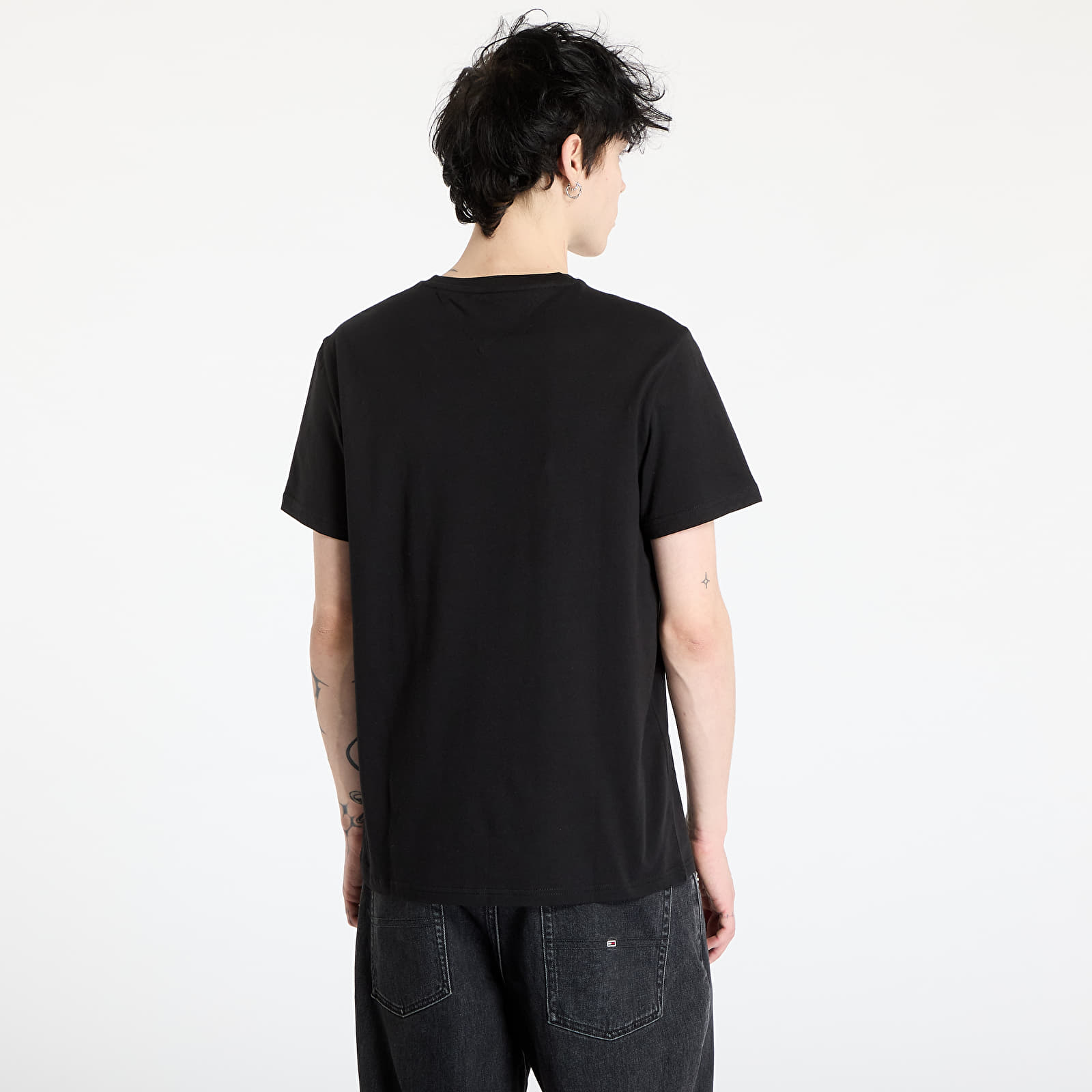 Koszulki Tommy Jeans Slim Entry Graphic Tee Black