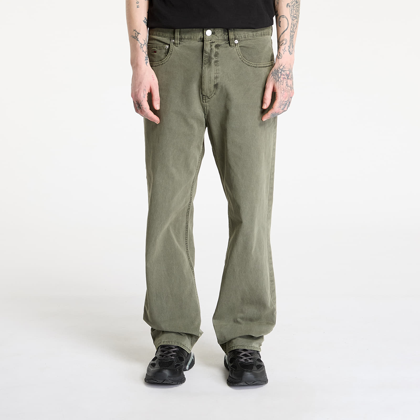 Дънки Tommy Jeans Otis 5 Pocket Twill Pants Fatigue Green