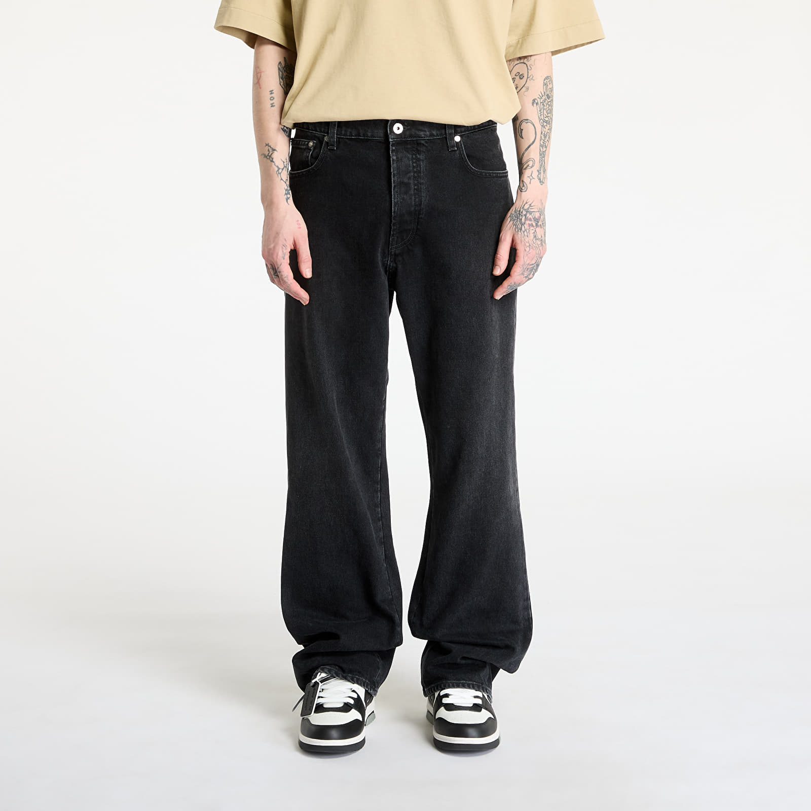 Jeans Off-White Diag Outl Relaxed Jeans Vintage Black