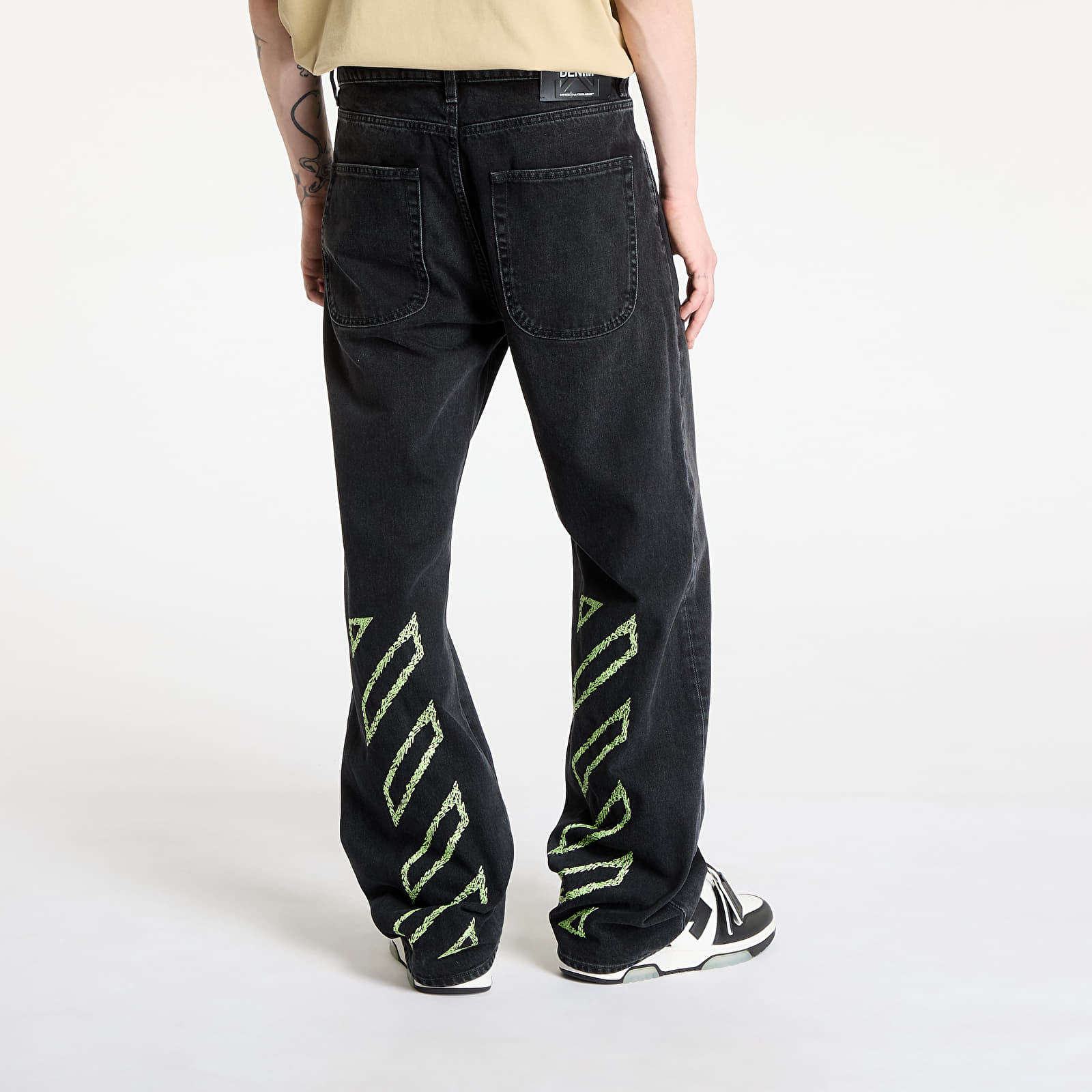Jeans Off-White Diag Outl Relaxed Jeans Vintage Black